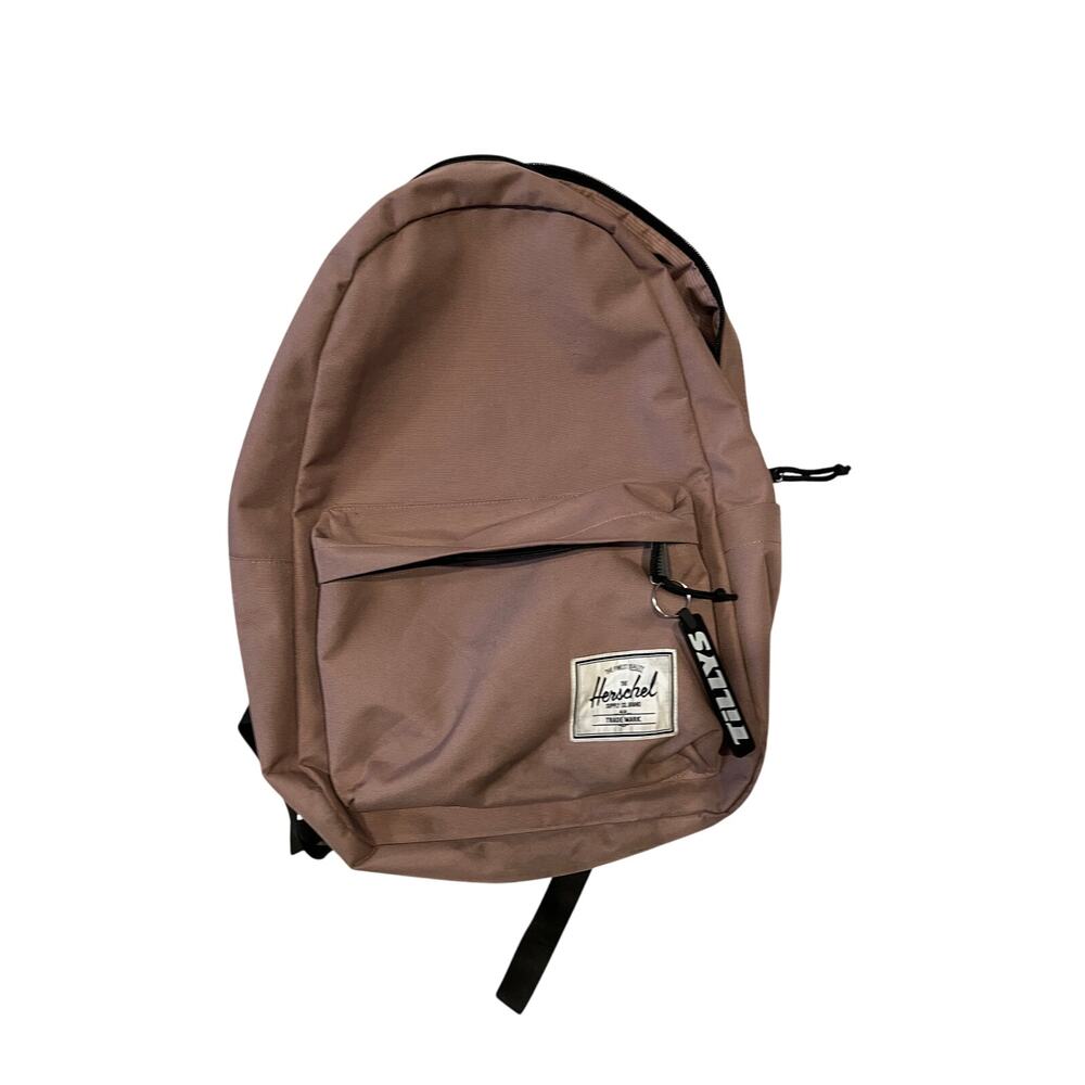 Herschel Salmon Black Backpack